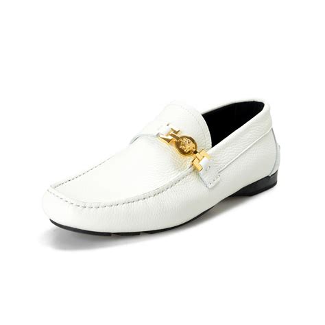 versace men moccasins|Versace slippers price.